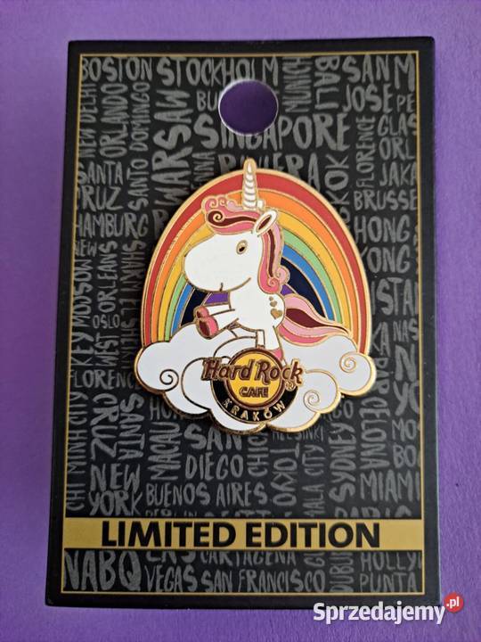 Hard Rock Cafe Pin Kraków UNICORN jednorożec