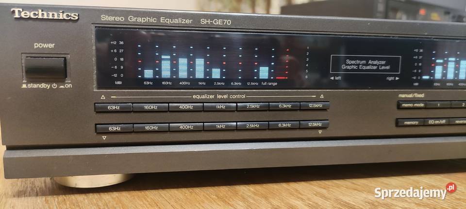 TECHNICS KOREKTOR GRAFICZNY SHGE 70 Audio