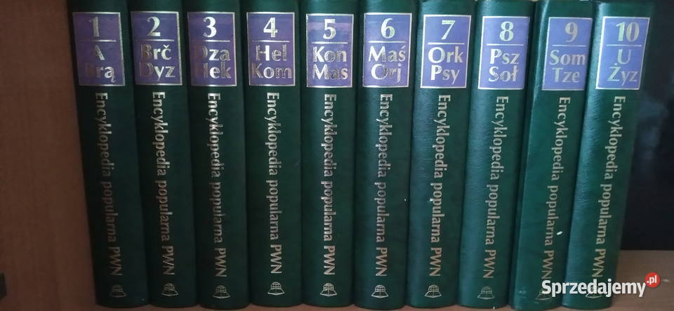 Encyklopedia popularna PWN 10 tomów