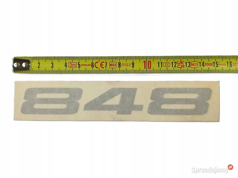 NAKLEJKA 848 NA PRAWY BOCZEK DUCATI 848 HAYDEN