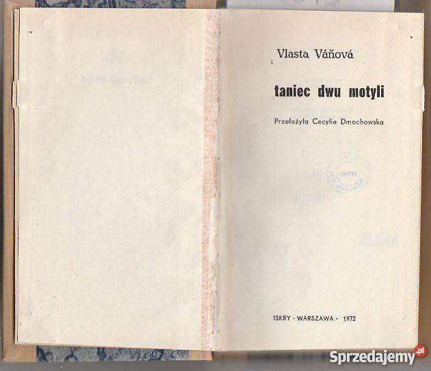 7073 TANIEC DWU MOTYLI VLASTA VANOVA Czyrna