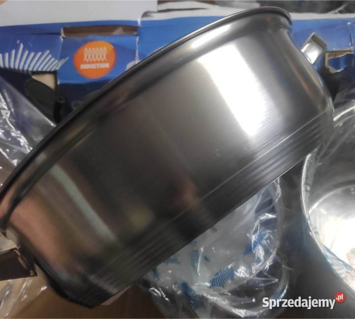 Komplet garnków 12 el Peterhoff outlet indukcja Garnki i szybkowary Łódź sprzedam