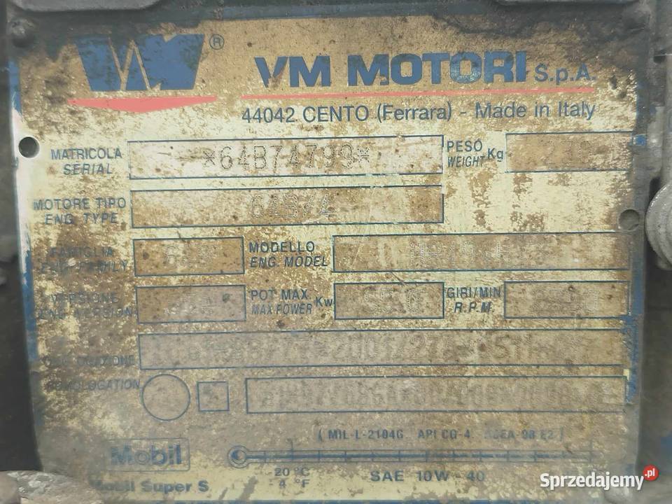 Silnik VM Motori 64B4 Detroit Strzyżew