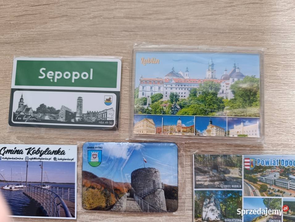 Zestaw 7 magnesów z Polski
