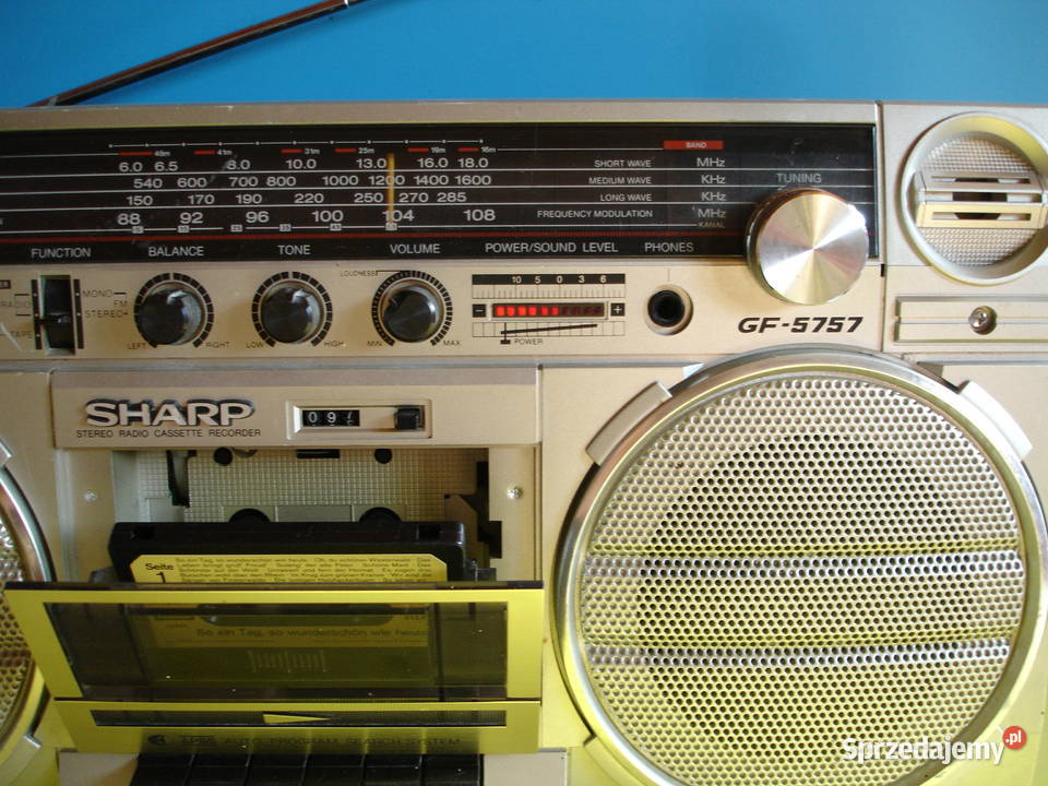 Radiomagnetofon SHARP GF5757HG Zielona Góra sprzedam