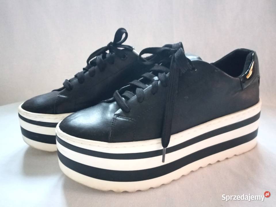 Buty damskie Czarne r 40 Platforma stan Białystok