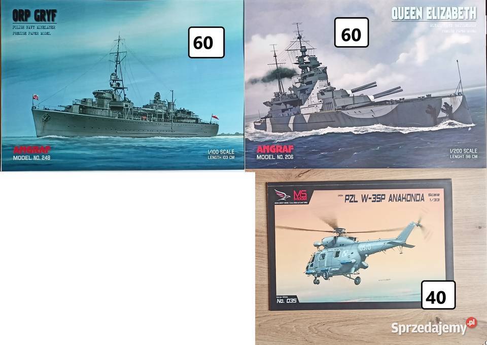 Modele Kartonowe Wejherowo sprzedam