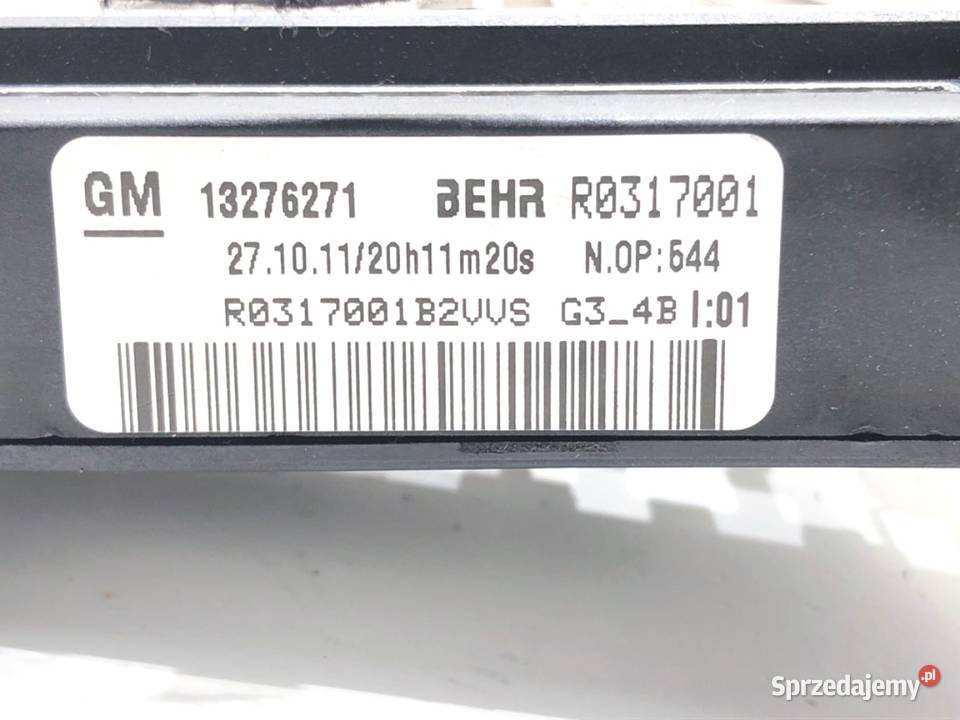NAGRZEWNICA ELEKTRYCZNA OPEL INSIGNIA A 13276271 sprzedam