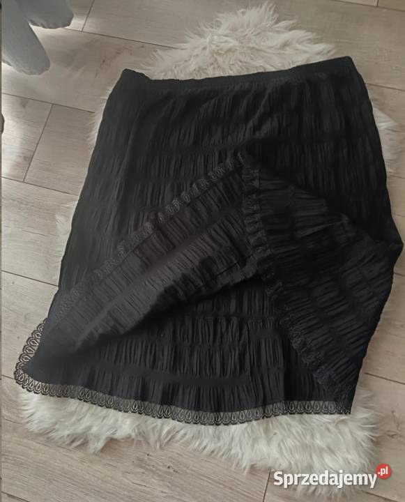 Spódnica długa czarna rozkloszowana 2YK oversize Spódnice i sukienki Krosno