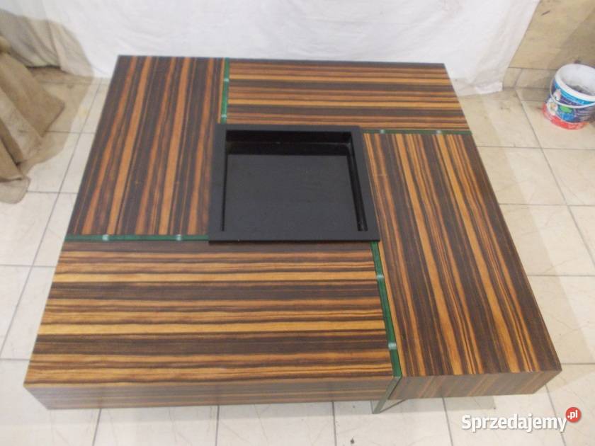 Nowoczesny masywny stolik kawowy 120 x 120 śląskie Bielsko-Biała