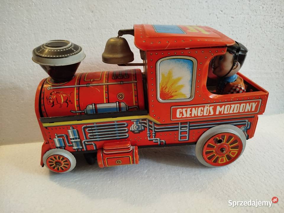 Stara zabawka lokomotywa Zgierz