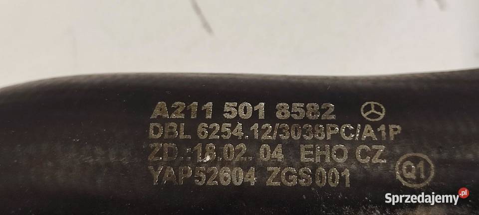 MERCEDES W211 RURA PRZEWÓD WODY A2115018582