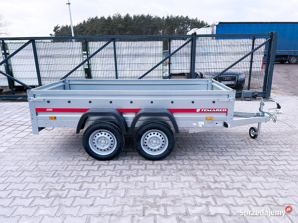 TEMARED PRO 26122 przyczepa lekka DMC 300750 burtowe Cegielsko