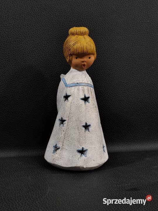 Lampion Komin Anioł Piosenkarz Jullar Ceramiczny Poddębice