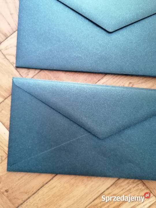 Koperty granatowe z brokatem Gdańsk sprzedam