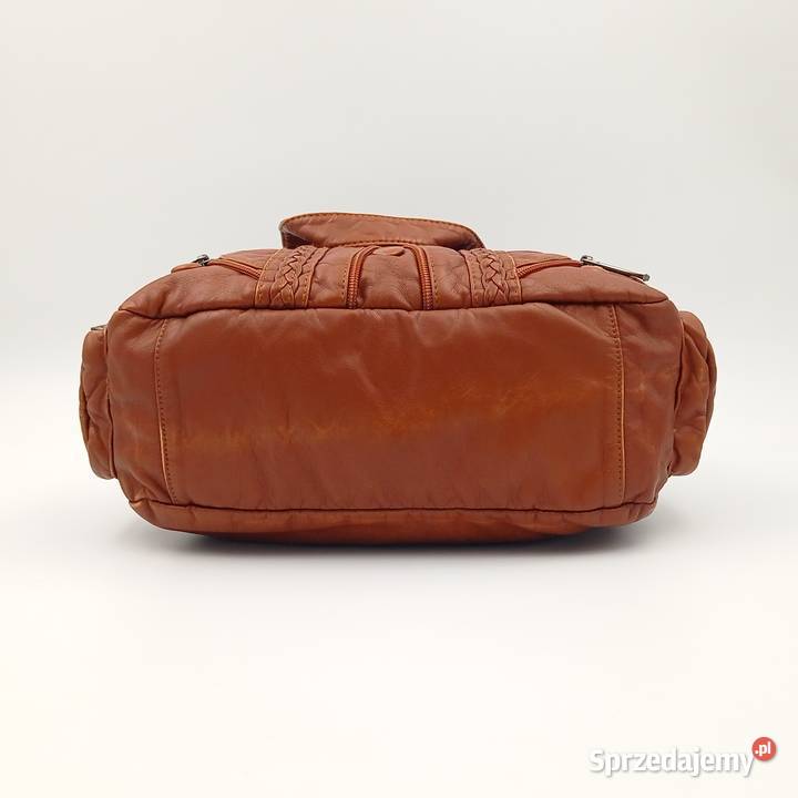 Torebka damska skórzana na ramie hobo 12cm Torby i torebki Galanteria i dodatki Zawiercie