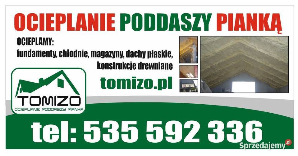 Ocieplenia pianą pur Żywiec usługi budowlane