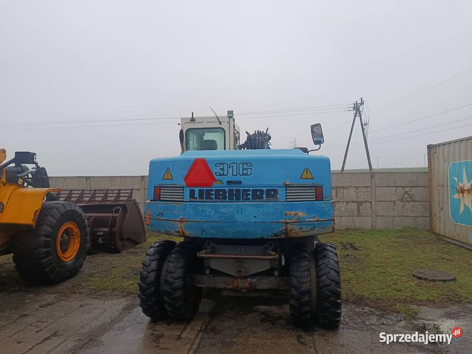 KOPARKA KOŁOWa LIEBHERR A316 1999 r SILNIK DEUTZ Koparki Motoryzacja Legnica