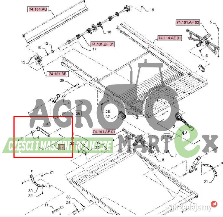 87671722 1330357C1 RAMIĘ CNH Wichrów sprzedam