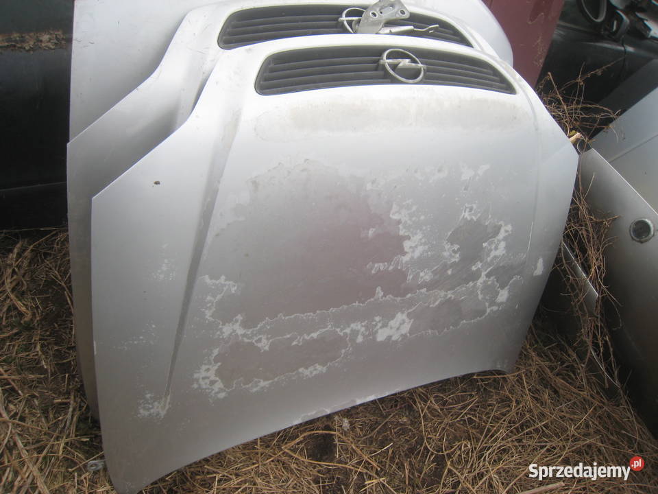 Maska przednia przód srebrna Opel Astra G II Kraków