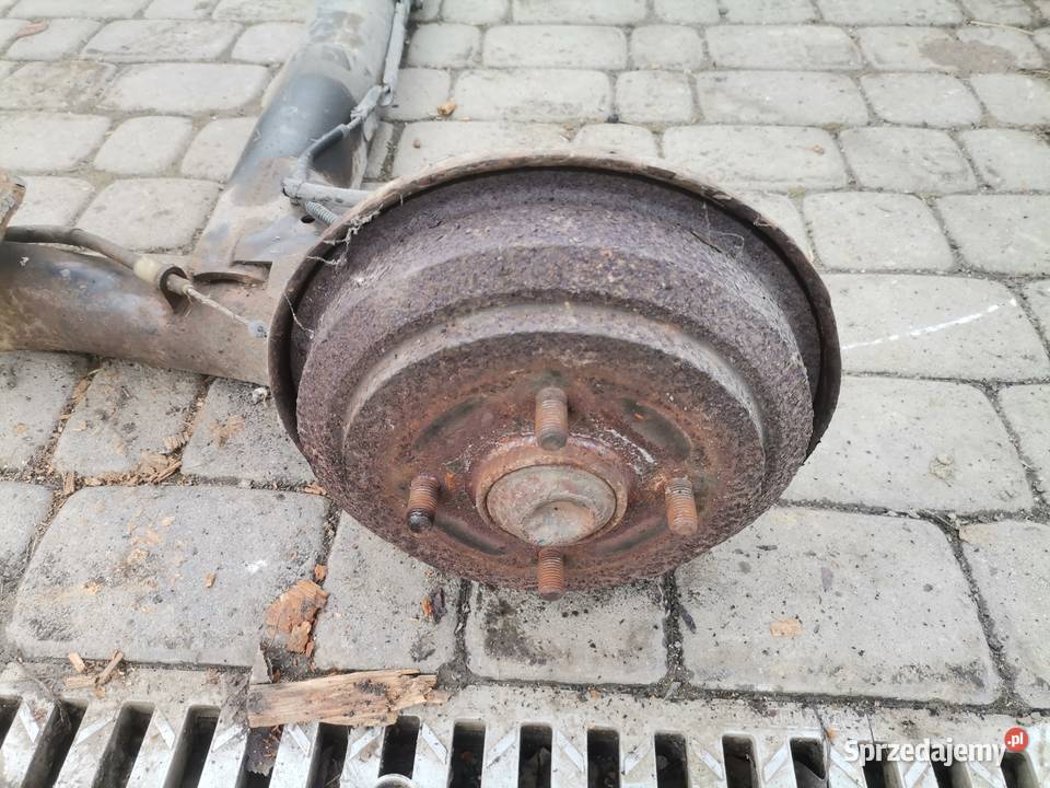 FORD FIESTA MK6 3D TYLNA BELKA OŚ TYŁ BĘBNY ABS