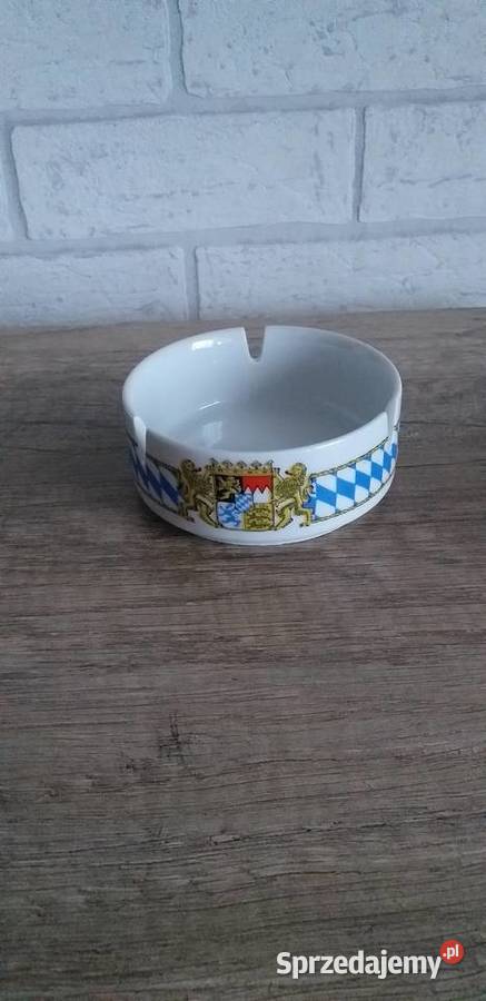 Porcelanowa popielnica Bavaria