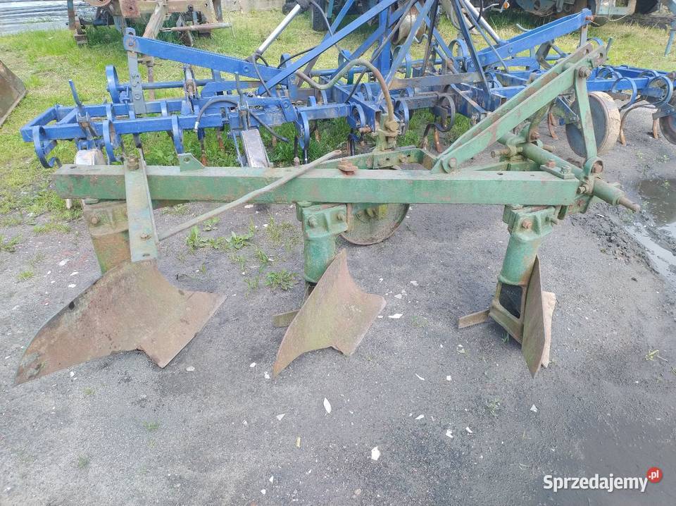 Pług 3 skiby Białokury