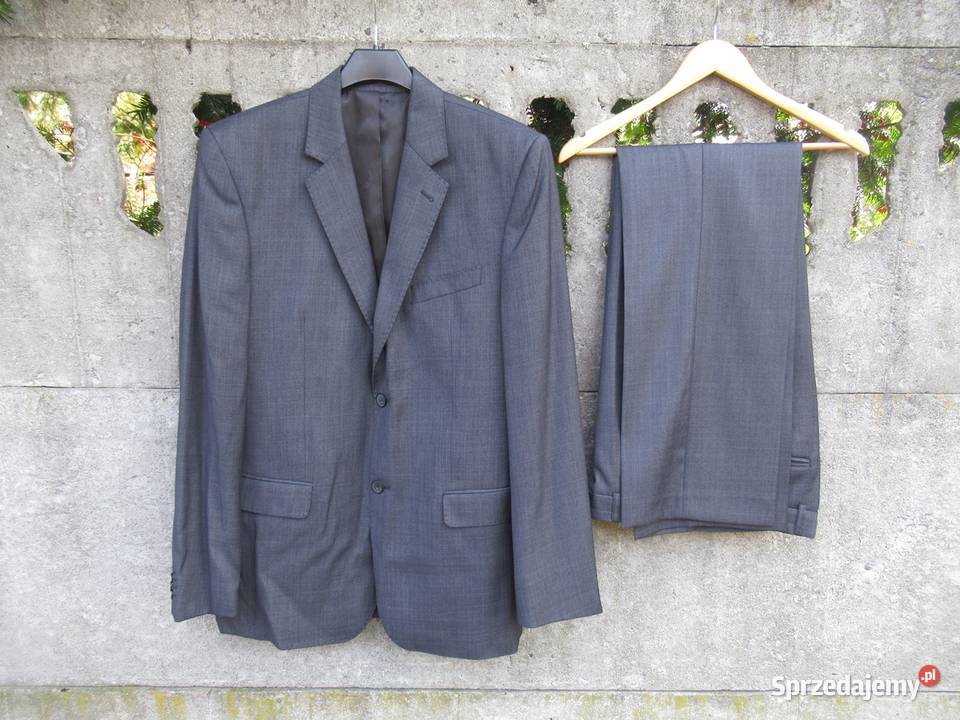 grafitowy Garnitur 50 na 182 2 częściowy Dębica