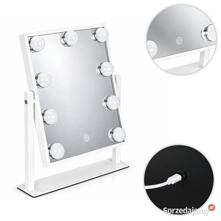 Lustro do makijażu LED 37.5cm opolskie