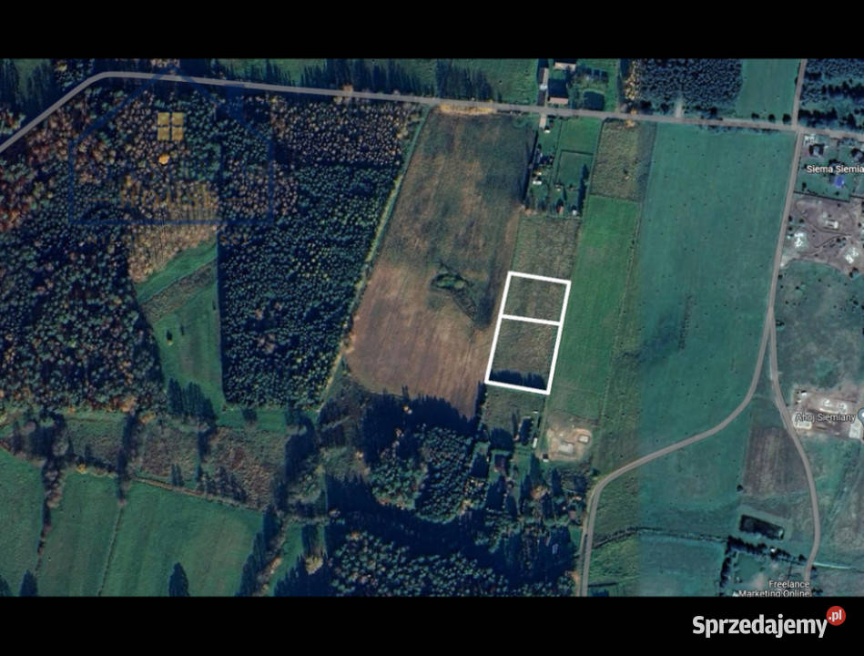 Działka Siemiany warmińsko-mazurskie sprzedam