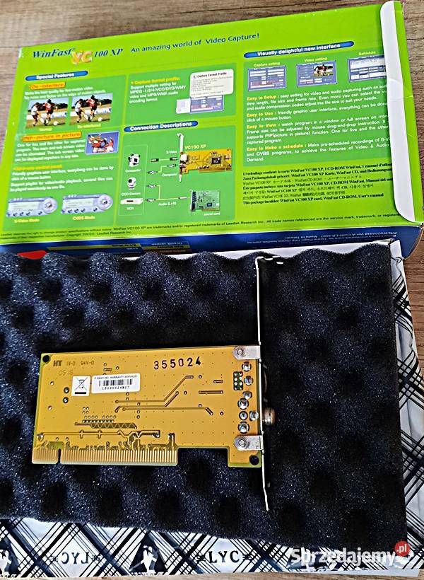 Kontroler Video RH1394 A006 WinFast VC 100XP Ostrów Wielkopolski sprzedam