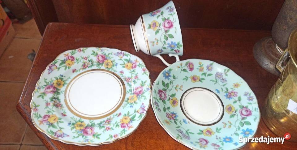 Talerzyk deserowy Colclough Made in England Porcelana i szkło Gdańsk