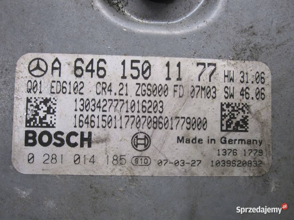 VITO VIANO W639 22 CDI komputer sterownik sprzedam