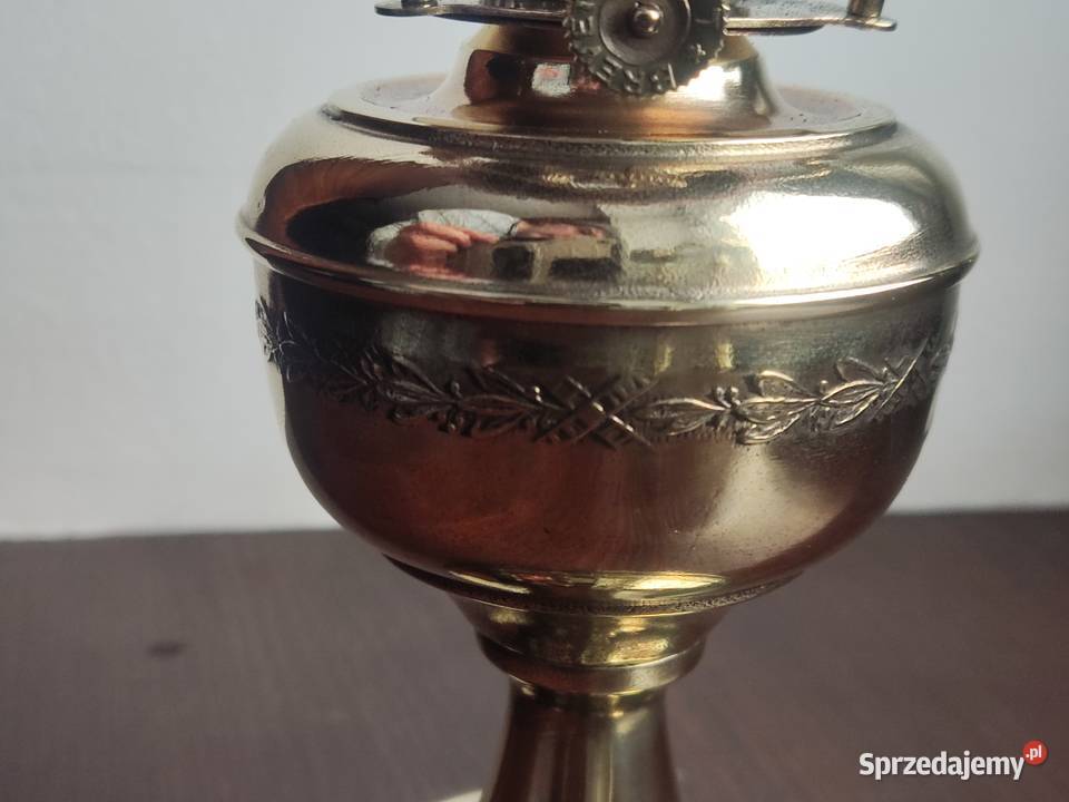 Stara francuska mini lampa naftowa Paryżanka 4