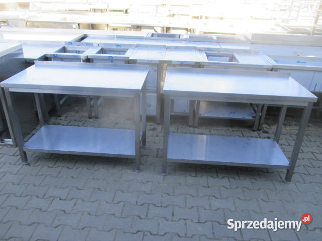 STÓŁ GASTRONOMICZNY Z PÓŁKĄ PRZYŚCIENNY 1206085 Ostrów Wielkopolski