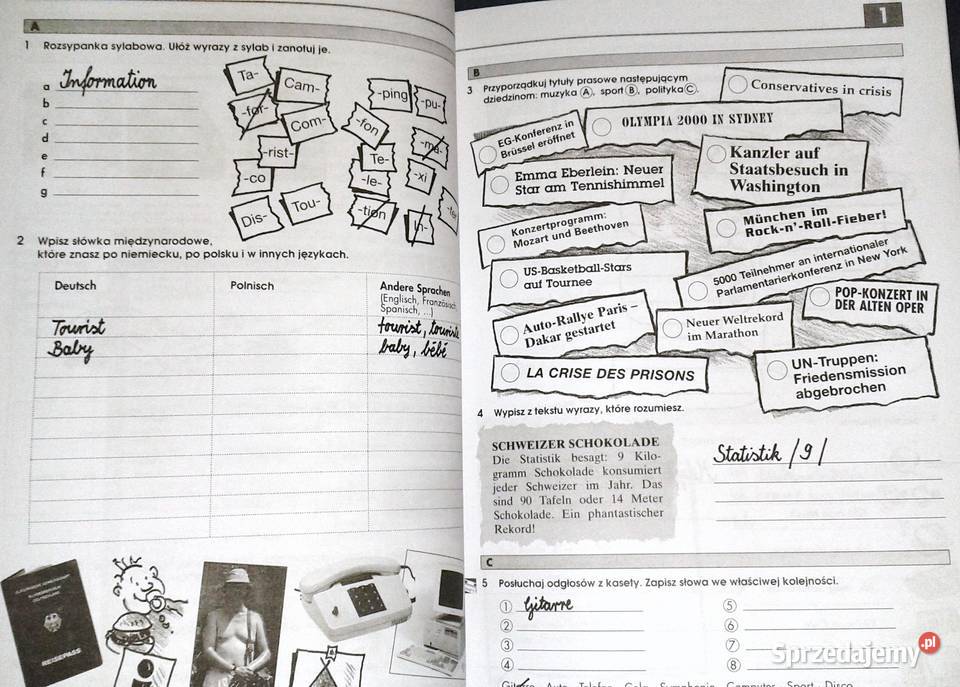 Deutsch als Fremdsprache fr Jugendliche Cz 1 Chełm