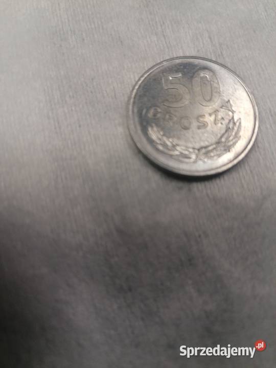50 groszy PRL bez mennicy Lublin