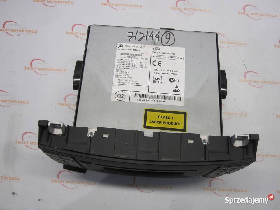 MERCEDES W245 I LIFT radio CD A1699002000 Kielce