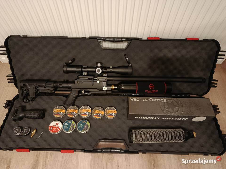 Wiatrówka KRAL PUNCHER JUMBO DAZZLE PCP BLACK