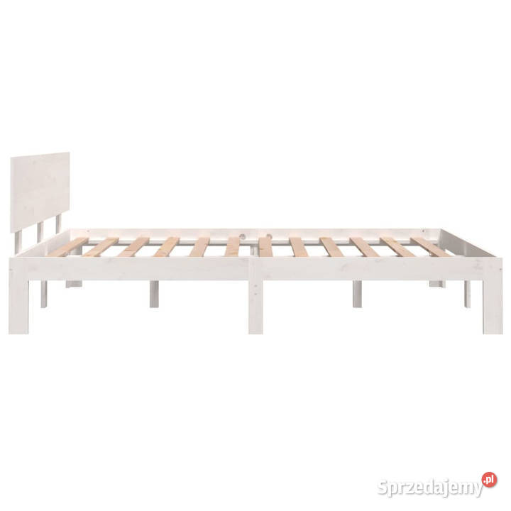 Rama łóżka biała lite drewno podwójna 135x190 Warszawa sprzedam