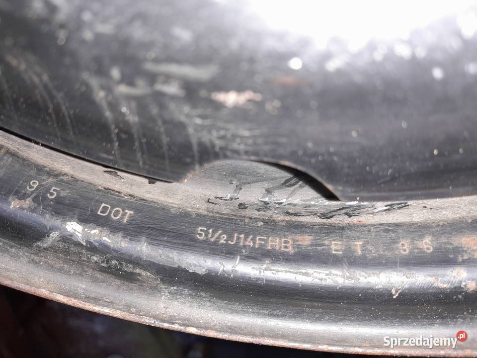 Felgi stalowe Michelin 14 4x100 Renault 19