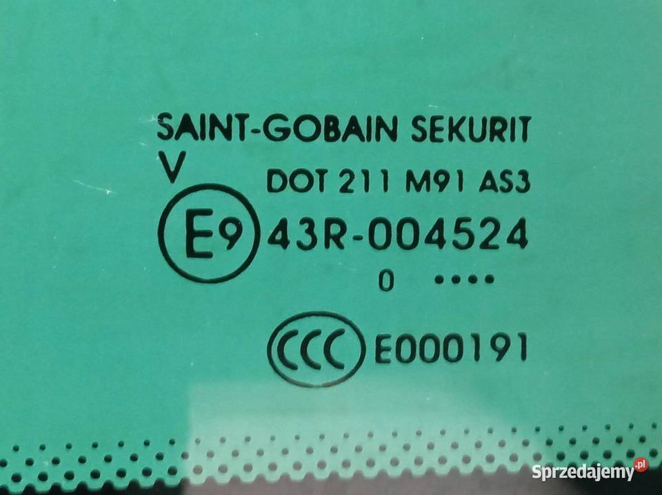 SZYBA KAROSERYJNA LEWY TYL 10 R Citroen Berlingo osobowe świętokrzyskie