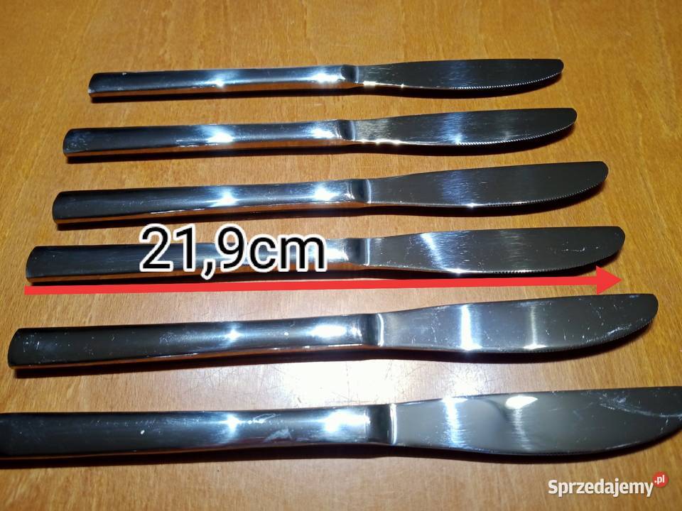 Noże stołowe SSW 6 niecałe 22 nowe Kraków sprzedam