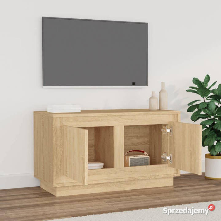 Szafka pod TV dąb sonoma 80x35x45 materiał Warszawa
