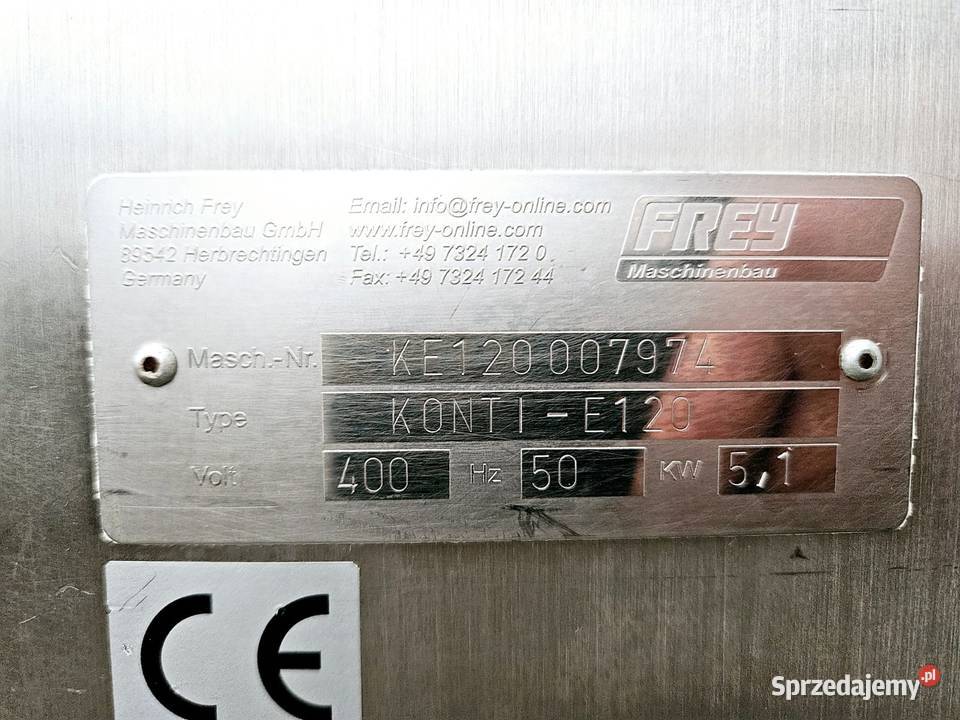 FREY KONTIE120 Nadziewarka próżniowa