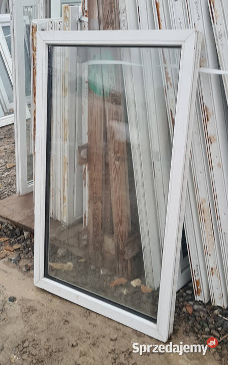 OKNA KacprzaK Witryna 77x125 FIX Używany PCV Siedlce