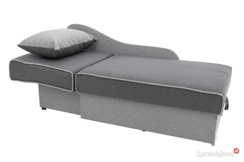 Kubuś Tapicerowany Prawy Szary Tapczany Rzeszów