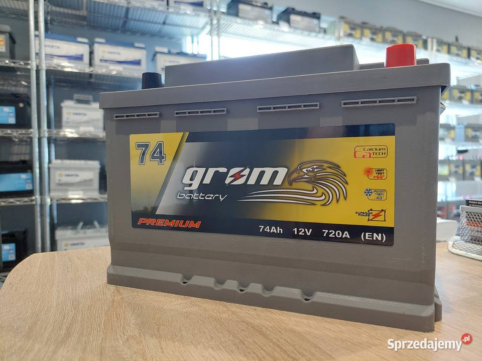 728x590x542 Akumulator GROM Premium 74Ah 720A EN Wrocław sprzedam