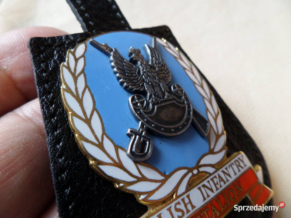 Odznaka POLISH INFANTRY BATTALION oryginał Poznań