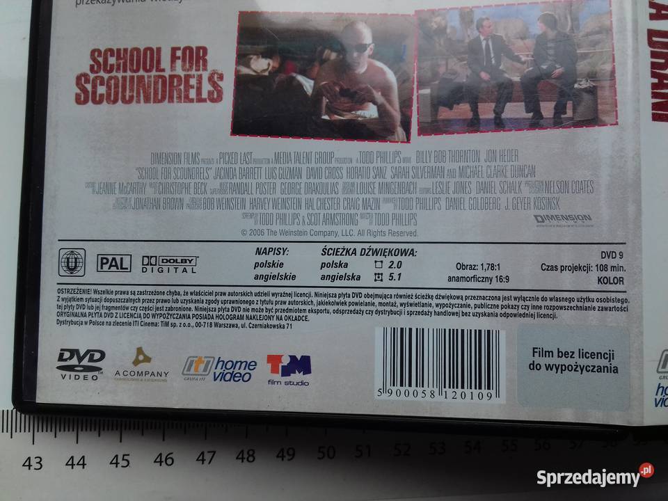 Film DVD Szkoła drani w oryginalnym opakowaniu Filmy kujawsko-pomorskie Bydgoszcz